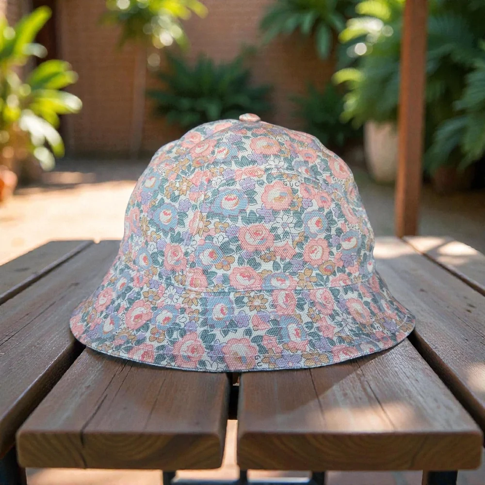 Gucci Pink Floral Liberty Bucket Hat NWOT